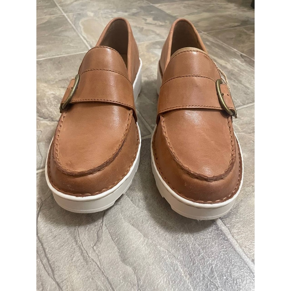 Born Contessa Loafers Womens 10 Brown Leather Slip On Shoes - Picture 4 of 10